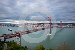 De Abril bridge in Portugal
