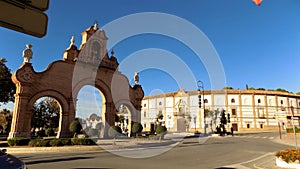 De Estepa Door and bullring- Antequera-ANDALUSIA-SPAIN photo