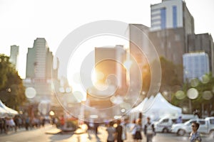 De focused bokeh light, abstract points pattern texture background