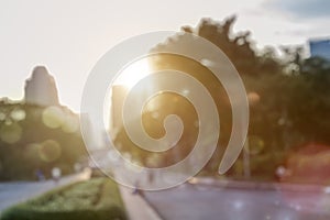 De focused bokeh light, abstract points pattern texture background