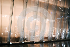 de focused bokeh light, abstract points pattern texture background.