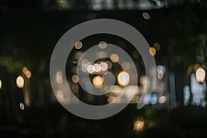 de focused bokeh light, abstract points pattern texture background .