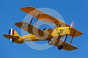 De Havilland DH-82A Tigermoth vintage biplane VH-AYI