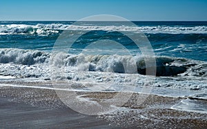 de Horizon, Plage de l\'ocean near Le Phare du Cap Ferret and Duna du Pilat, Cap Ferret peninsula, France, southwest photo