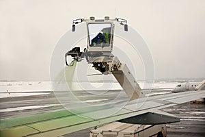 De-icing of aircraft