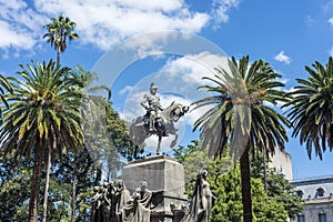 9 de Julio Square in Salta, Argentina photo