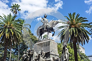 9 de Julio Square in Salta, Argentina photo