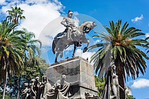 9 de Julio Square in Salta, Argentina photo