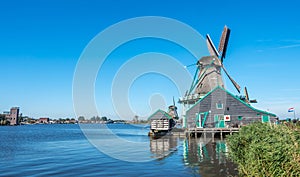 De Kat windmill in Zaan Schans photo