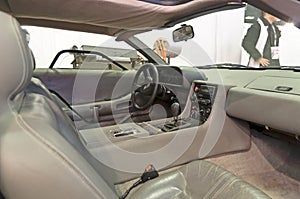 De Lorean DMC-12 interior