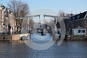 De magere brug in Amsterdam