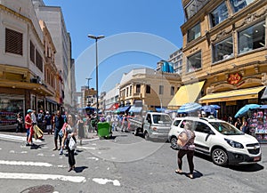 25 de Marco Street, popular shopping street in downtown Sao Paulo - Sao Paulo, Brazil