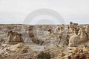 De-na-zin wilderness area, Bisti badlands,  New Mexico