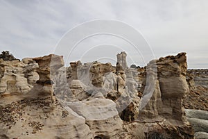 De-na-zin wilderness area, Bisti badlands,  New Mexico