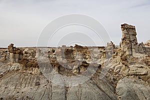 De-na-zin wilderness area, Bisti badlands,  New Mexico