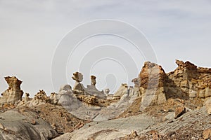 De-na-zin wilderness area, Bisti badlands,  New Mexico