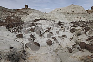 De-na-zin wilderness area, Bisti badlands,  New Mexico