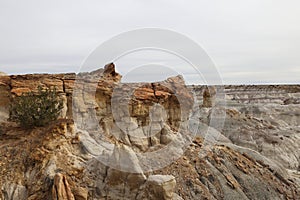 De-na-zin wilderness area, Bisti badlands,  New Mexico