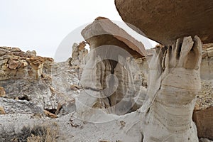 De-na-zin wilderness area, Bisti badlands,  New Mexico