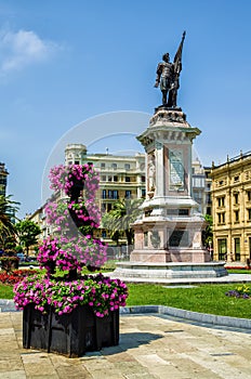 De Okendo Plaza, San Sebastian, Spain.