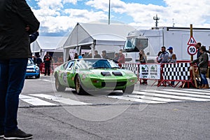 De Tomaso Pantera in montjuic spirit Barcelona circuit car show