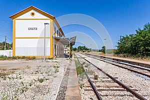 Deactivated train station of Crato. photo