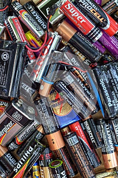 Dead batteries vertical