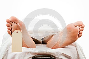 Dead Body with Clipping Path