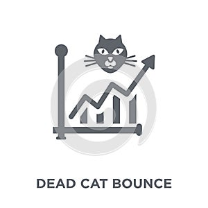 Dead cat bounce icon from Dead cat bounce collection.