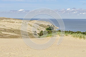 Dead dunes in Curonian Spit, Lithuania, Europe