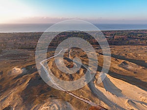 Dead Dunes in Neringa, Lithuania