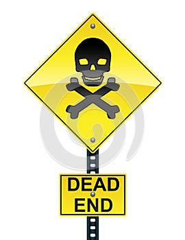 Dead end sign