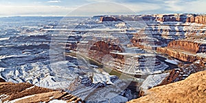 Dead Horse Point Winter Overlook