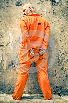 Dead Man Walking - Prisoner with Handcuffs standing proud