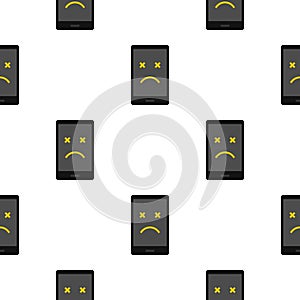 Dead phone pattern seamless