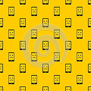 Dead phone pattern vector