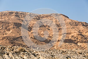 Dead sea cliffs