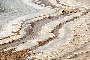 dead sea coast shore view