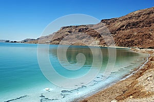 The Dead Sea coastline