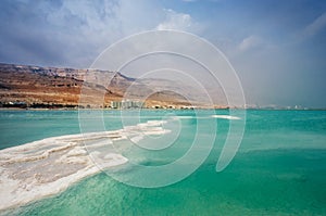 Dead Sea coastline