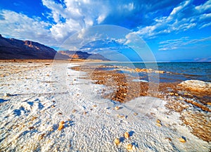 Dead Sea coastline