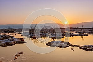 Dead Sea Israel sunrise morning water landscape nature