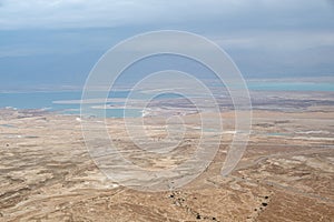 Dead Sea and Judaean Desert view, Southern District, Israel