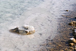 Dead Sea salt formation