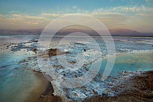 Dead Sea, is a salt lake bordering Jordan to the north, and Israel to the west