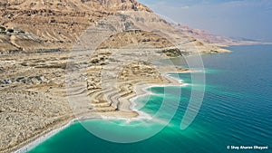 The dead sea shore