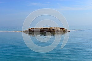 Dead Sea shore beach natural mineral quiet water
