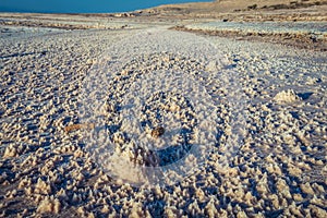 Dead Sea shore in Jordan