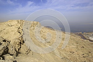 Dead sea view from Mt. Sodom