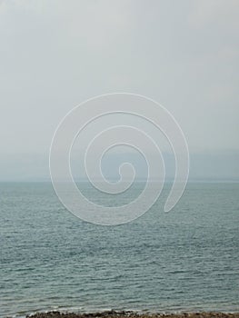 Dead see, on the border